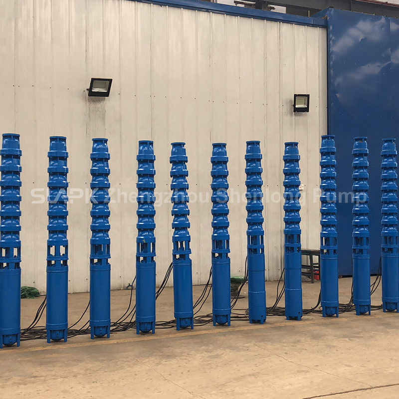 300QJ150-450/13 ปั๊มจมน้ําลึกหลุมน้ํา 450m หัว 150 m3/h กระแสและการออกแบบหลอมศูนย์กลางหลายระยะ