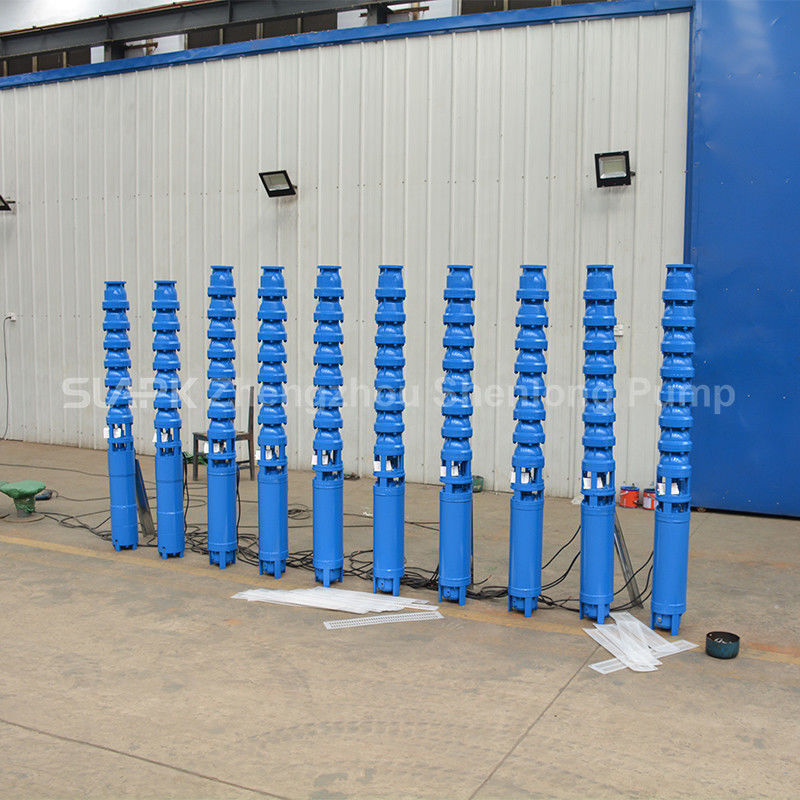 300QJ150-450/13 ปั๊มจมน้ําลึกหลุมน้ํา 450m หัว 150 m3/h กระแสและการออกแบบหลอมศูนย์กลางหลายระยะ