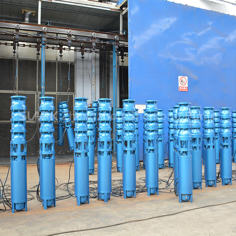 300QJ150-450/13 ปั๊มจมน้ําลึกหลุมน้ํา 450m หัว 150 m3/h กระแสและการออกแบบหลอมศูนย์กลางหลายระยะ