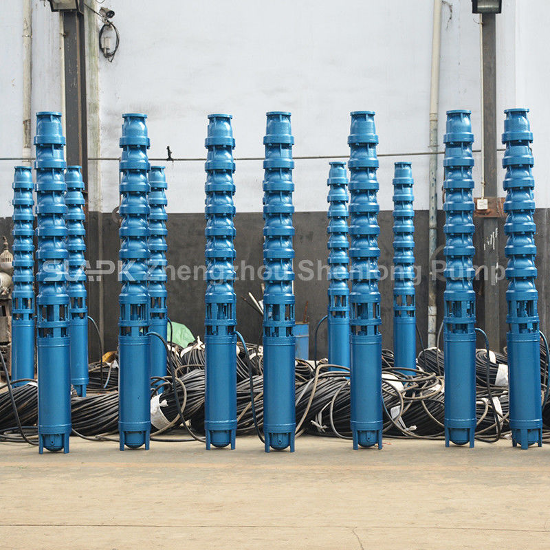 ปั๊มบ่อน้ําลึกแบบดําน้ําหลายระดับเหล็กเหล็กเหล็ก 22kW สําหรับการสกัดน้ําไหลสูง