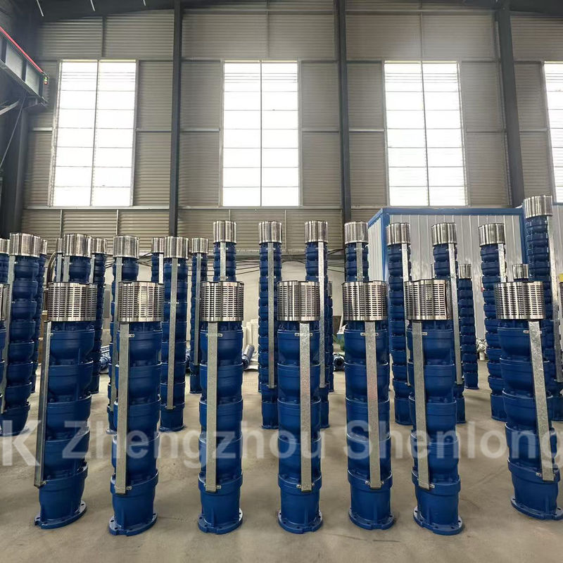 ปั๊มดําน้ําขนาดใหญ่ 600 m3/h พร้อมมอเตอร์ 75kW และ SS304 Impeller
