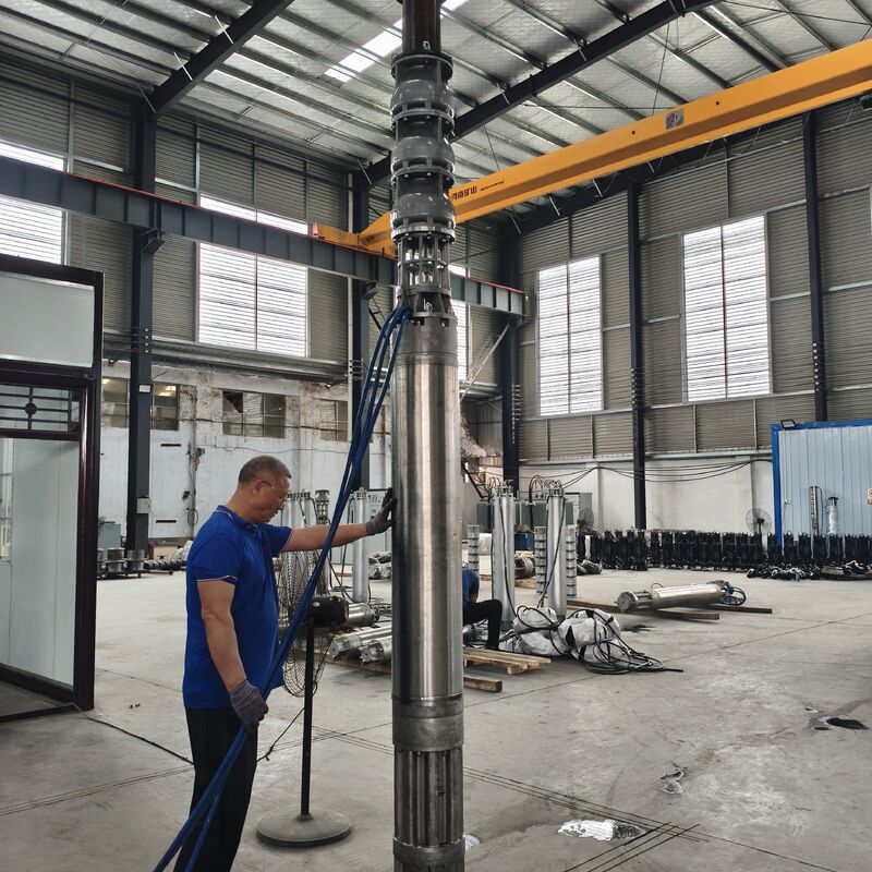 300QJH400-80/2-150KW สแตนเลส สตูลลึก ถ้ําดําน้ํา ปั๊ม ทนต่อการกัดกร่อนน้ํา