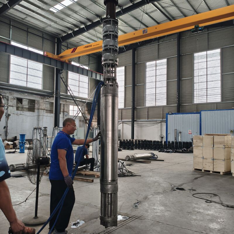 300QJH400-80/2-150KW สแตนเลส สตูลลึก ถ้ําดําน้ํา ปั๊ม ทนต่อการกัดกร่อนน้ํา
