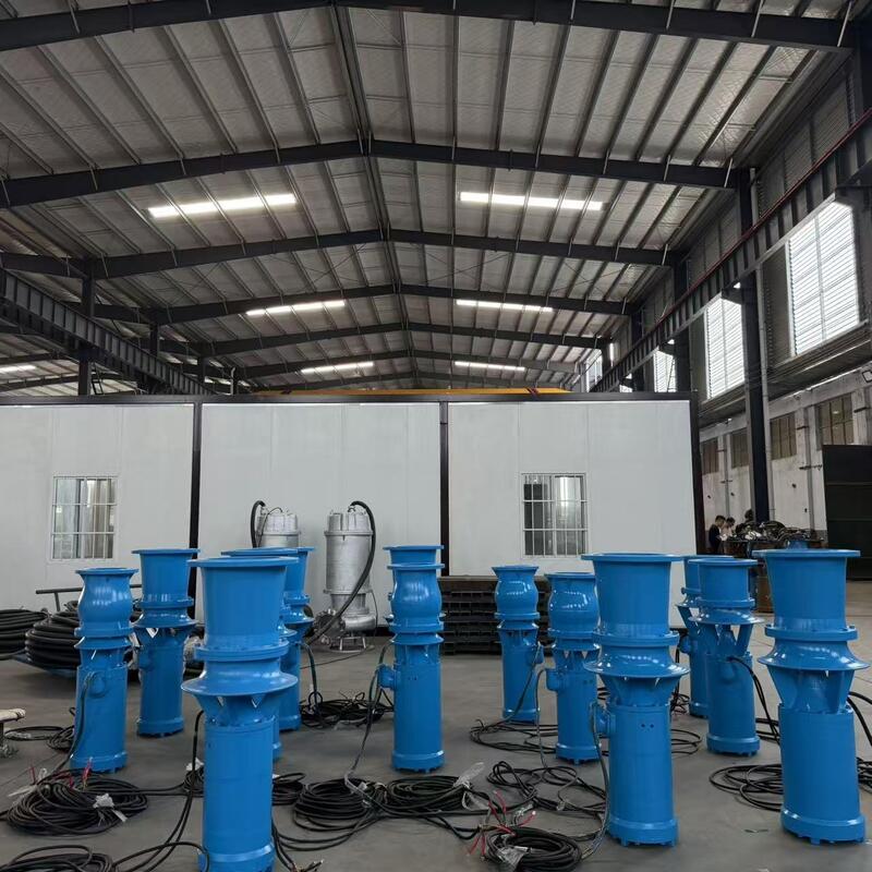 เครื่องปั๊มระบายน้ําแบบดําน้ําขนาด 45kW ระบายน้ํา 1300 m3/h และหัว 8m สําหรับการระบายน้ําระบายน้ําสูง
