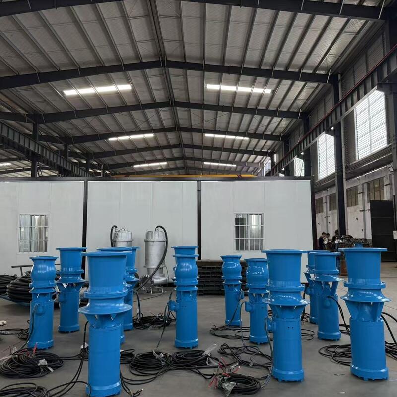เครื่องปั๊มระบายน้ําแบบดําน้ําขนาด 45kW ระบายน้ํา 1300 m3/h และหัว 8m สําหรับการระบายน้ําระบายน้ําสูง