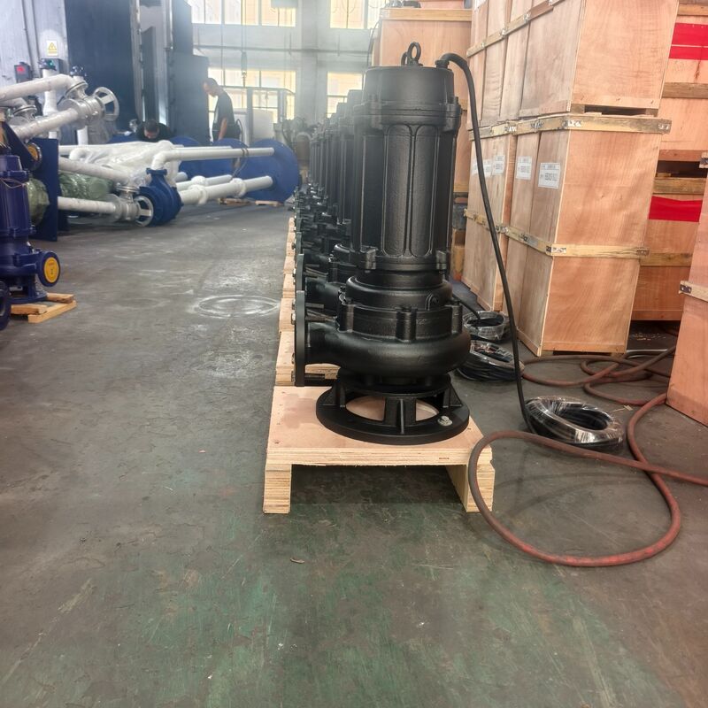 100WQ80-20-7.5kW ปั๊มจุ่มสำหรับบำบัดน้ำเสีย พร้อมอัตราการไหล 80 ลบ.ม./ชม., เฮด 20 เมตร และมอเตอร์ 7.5kW สำหรับการระบายน้ำเสีย