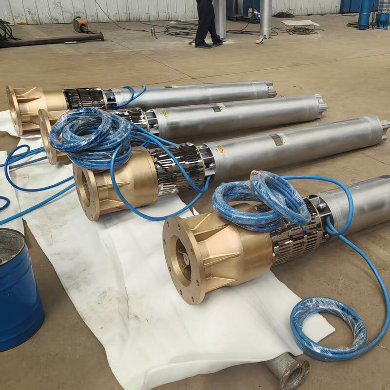 ปั๊มน้ำบาดาลสแตนเลส 55KW พร้อมอัตราการไหล 40 ลบ.ม./ชม. สำหรับบ่อน้ำลึก