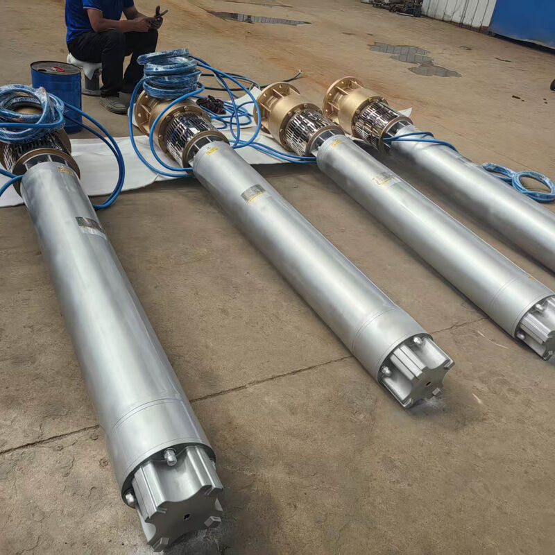 ปั๊มน้ำบาดาลสแตนเลส 55KW พร้อมอัตราการไหล 40 ลบ.ม./ชม. สำหรับบ่อน้ำลึก