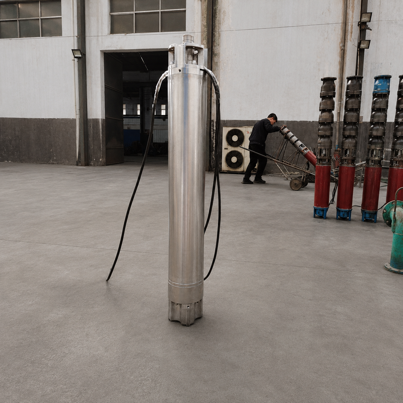 200QJH150-150-110kW สแตนเลส ปั๊มบ่อลึก ปั๊มระบายน้ําสูง ปั๊มหัวสูงสําหรับบ่อลึกและระบบน้ําวิศวกรรม