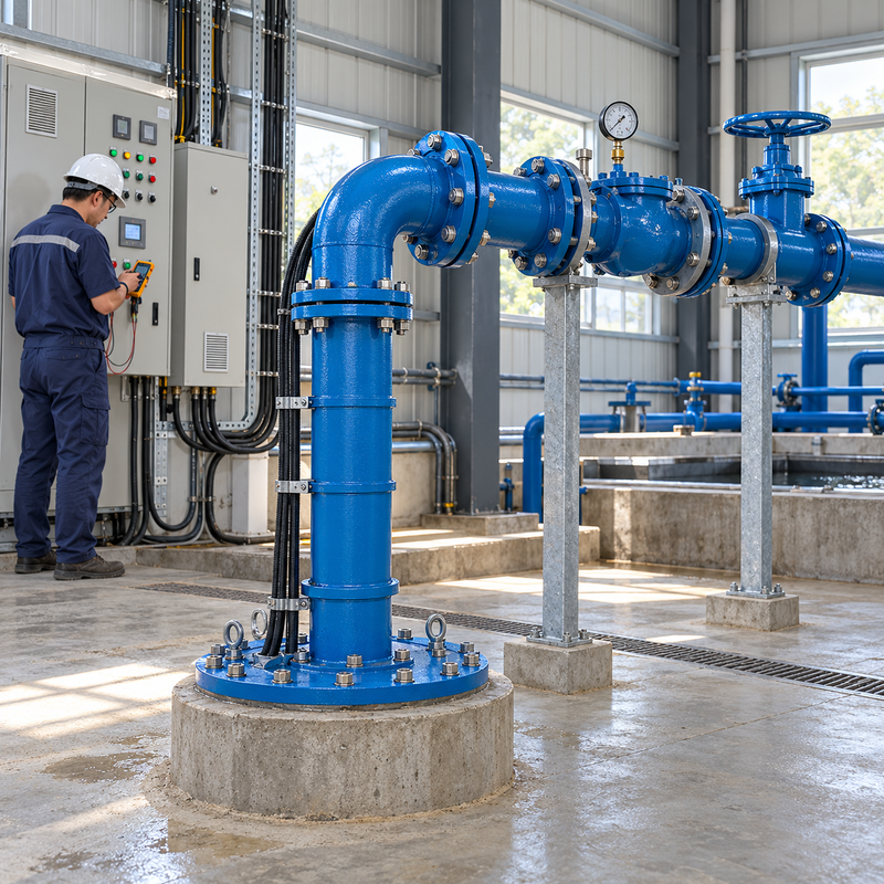 25kW Deep Well Submersible Pump with 58–68 m³/h Flow and 72–96 m Head for Submersible Borehole Pump Systems
