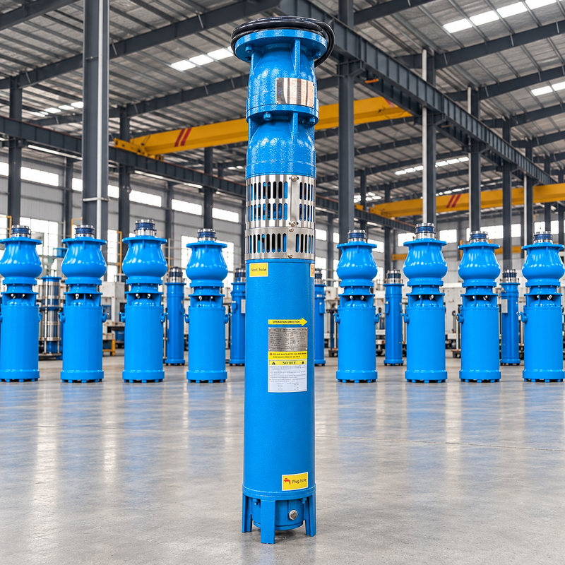 37kW 63 m³/h 126 m Head Deep Well Submersible Pump and Submersible Borehole Pump for Agricultural Irrigation