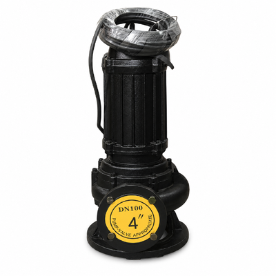 100WQ80-20-7.5kW ปั๊มจุ่มสำหรับบำบัดน้ำเสีย พร้อมอัตราการไหล 80 ลบ.ม./ชม., เฮด 20 เมตร และมอเตอร์ 7.5kW สำหรับการระบายน้ำเสีย
