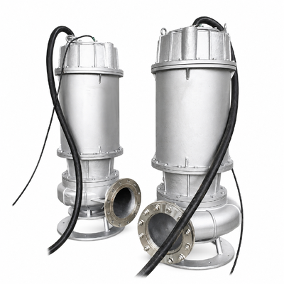 316 Stainless Steel Submersible Sewage Pump with 400 m³/h Flow and 37 kW Motor for Wastewater Drainage