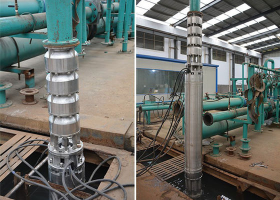 12 นิ้ว 300m3 / H ปั๊มน้ําทะเลดําน้ํา 140kw พลังงาน ผลงานสูง