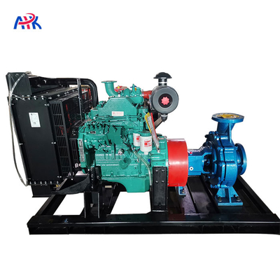 135 M3/H 50 เมตร ปั๊มน้ําหลุดศูนย์กลาง เครื่องยนต์ดีเซล ระบบชลประทานระบายน้ํา