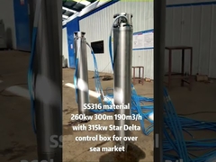 พั๊มระบายน้ําแบบดําน้ํา 12 นิ้ว 400v สแตนเลส 304