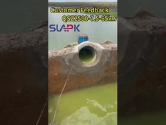 QSZ2500-7.5-65kw, คำติชมจากลูกค้าเกี่ยวกับปั๊มน้ำแบบจุ่มไหลตามแนวแกนรุ่น QSZ